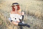 Ukrainian mail order bride Olga from Kharkov with red hair and blue eye color - image 2