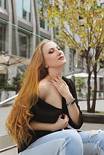 Ukrainian mail order bride Elena from Kyiv with red hair and green eye color - image 2