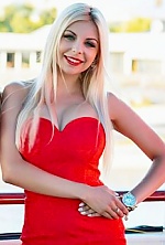 Ukrainian mail order bride Vika from Kiev with blonde hair and blue eye color - image 4