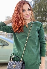 Ukrainian mail order bride Ekaterina from Thessaloniki with red hair and green eye color - image 12