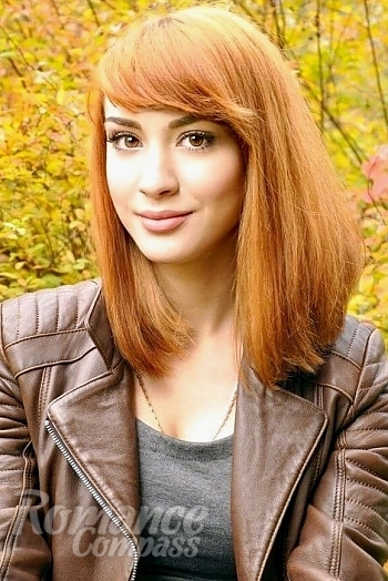 Ukrainian mail order bride Svetlana from Cherkasy with red hair and brown eye color - image 1