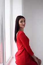 Ukrainian mail order bride Viktoria from Mykolayv with brunette hair and grey eye color - image 2