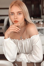 Ukrainian mail order bride Irina from Kiev with blonde hair and green eye color - image 2