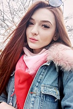 Ukrainian mail order bride Daria from Moscow with red hair and green eye color - image 6