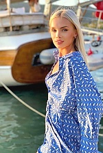 Ukrainian mail order bride Alyona from Kiev with blonde hair and blue eye color - image 9