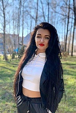 Ukrainian mail order bride Inna from Kyiv with black hair and green eye color - image 9