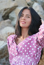 Ukrainian mail order bride Yana from Kiev with black hair and green eye color - image 12