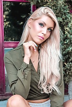 Ukrainian mail order bride Anna from Kiev with blonde hair and hazel eye color - image 3