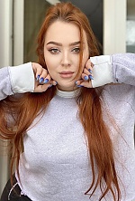 Ukrainian mail order bride Diana from Kiev with red hair and green eye color - image 8