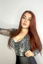 Ukrainian mail order bride Diana from Kiev with red hair and green eye color - image 9