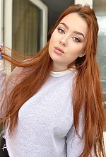 Ukrainian mail order bride Diana from Kiev with red hair and green eye color - image 7