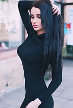 Ukrainian mail order bride Anna from Kharkiv with black hair and hazel eye color - image 14