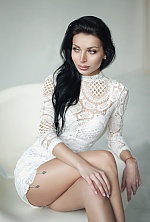 Ukrainian mail order bride Ekaterina from Odessa with black hair and green eye color - image 15