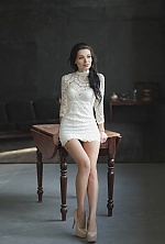 Ukrainian mail order bride Ekaterina from Odessa with black hair and green eye color - image 16