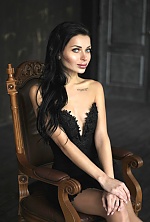 Ukrainian mail order bride Ekaterina from Odessa with black hair and green eye color - image 14