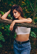 Ukrainian mail order bride Anastasia from Moscow with brunette hair and green eye color - image 2