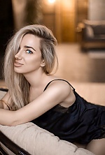 Ukrainian mail order bride Anastasya from Mazyr with blonde hair and blue eye color - image 11