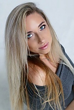 Ukrainian mail order bride Anastasya from Mazyr with blonde hair and blue eye color - image 9