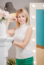 Ukrainian mail order bride Evgenia from Odessa with blonde hair and green eye color - image 2
