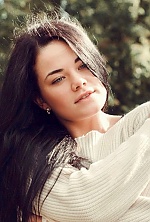 Ukrainian mail order bride Anna from Kharkov with black hair and grey eye color - image 5
