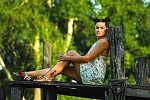 Ukrainian mail order bride Anna from Kharkov with black hair and grey eye color - image 3