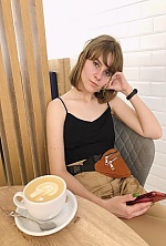 Ukrainian mail order bride Alina from Zaporozhye with light brown hair and green eye color - image 4