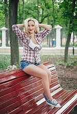 Ukrainian mail order bride Anna from Kolomak with blonde hair and green eye color - image 8