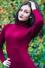Ukrainian mail order bride Yanina from Mozyr with black hair and grey eye color - image 4