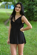 Ukrainian mail order bride Yanina from Mozyr with black hair and grey eye color - image 3