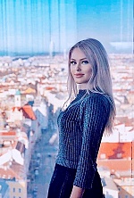 Ukrainian mail order bride Victoria from Kiev with blonde hair and blue eye color - image 6