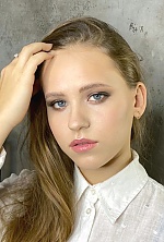 Ukrainian mail order bride Diana from Kiev with light brown hair and blue eye color - image 2