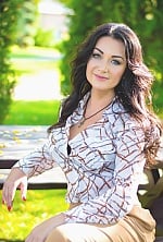 Ukrainian mail order bride Oksana from Dnipro with brunette hair and blue eye color - image 4