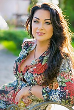 Ukrainian mail order bride Oksana from Dnipro with brunette hair and blue eye color - image 3