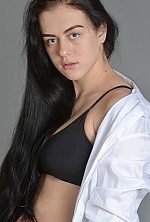 Ukrainian mail order bride Alina from Kiev with black hair and blue eye color - image 10