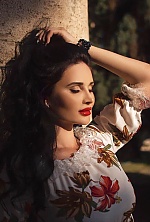 Ukrainian mail order bride Vera from Kiev with black hair and brown eye color - image 3