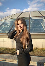 Ukrainian mail order bride Elina from Kyiv with brunette hair and blue eye color - image 3