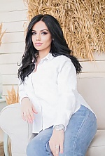 Ukrainian mail order bride Anastasia from Kiev with black hair and brown eye color - image 3