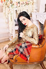 Ukrainian mail order bride Anastasia from Kiev with black hair and brown eye color - image 4