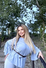 Ukrainian mail order bride Kristina from Kyiv with blonde hair and blue eye color - image 6