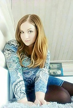 Ukrainian mail order bride Victoria from Kiev with light brown hair and green eye color - image 3