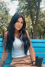 Ukrainian mail order bride Lina from Nikolaev with black hair and brown eye color - image 7