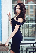 Ukrainian mail order bride Anna from Kyiv with black hair and brown eye color - image 3