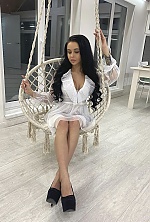 Ukrainian mail order bride Alena from Perm with black hair and hazel eye color - image 5