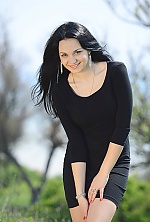 Ukrainian mail order bride Ilona from Zaporozhie with black hair and brown eye color - image 2