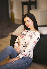 Ukrainian mail order bride Anastasia from Nikolaev with brunette hair and black eye color - image 8