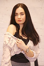 Ukrainian mail order bride Anastasia from Nikolaev with brunette hair and black eye color - image 9