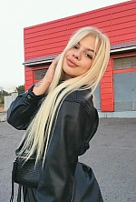Ukrainian mail order bride Christina from Kiev with blonde hair and blue eye color - image 2
