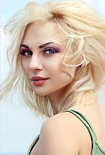 Ukrainian mail order bride Zhanna from Kiev with blonde hair and blue eye color - image 5
