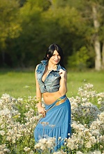 Ukrainian mail order bride Marina from Poltava with black hair and green eye color - image 2