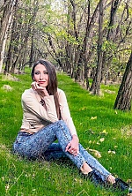 Ukrainian mail order bride Olga from Zaporizhzhia with brunette hair and grey eye color - image 6